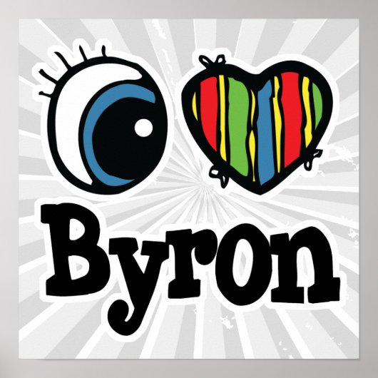 I Heart (Love) Byron ポスター (正面)