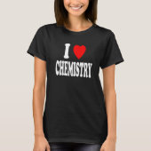 I Heart (Love) Chemistry Chemist Scientist Premium Tシャツ (正面)