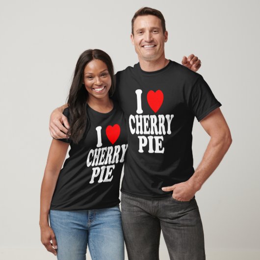 I Heart (Love) Cherry Pie Tシャツ (ユニセックス)