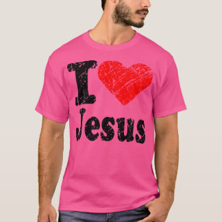 I Heart Love Jesus Christ Christian Quote n Kid Tシャツ