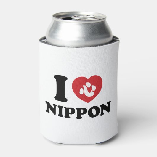I HEART [LOVE] NIPPON 缶クーラー (缶正面)