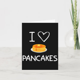 I Heart Love Pancakes, Funny, Jokes, Sarcastic, Fa カード