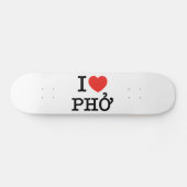 I Heart (Love) Pho スケートボード (横)