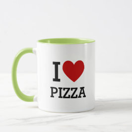 I Heart Love Pizza Mug – Funny Pizza Lover Gift マグカップ