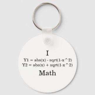 I heart math キーホルダー