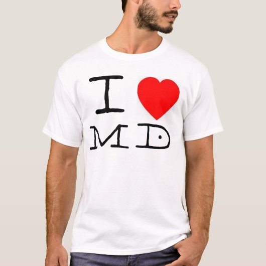 I *HEART* MD Tシャツ (正面)