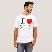 I *HEART* MD Tシャツ (正面フル)