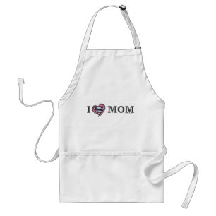 I Heart Mom スタンダードエプロン