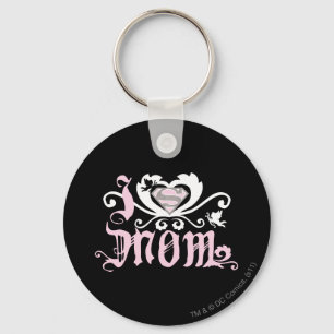 I Heart Mom Pink キーホルダー
