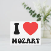 I Heart Mozart ポストカード (スタンド正面)