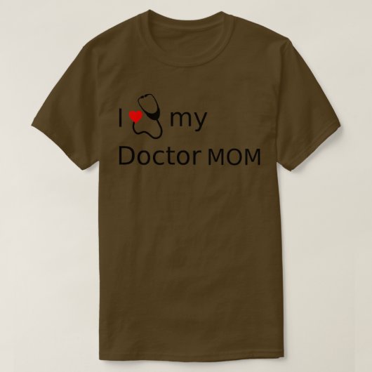I heart my doctor mom 1 tシャツ (デザイン正面)