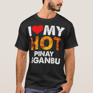 I Heart My Hot Pinay Gganbu for BFFs Friends  Tシャツ