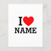 I Heart Name チラシ (裏面)