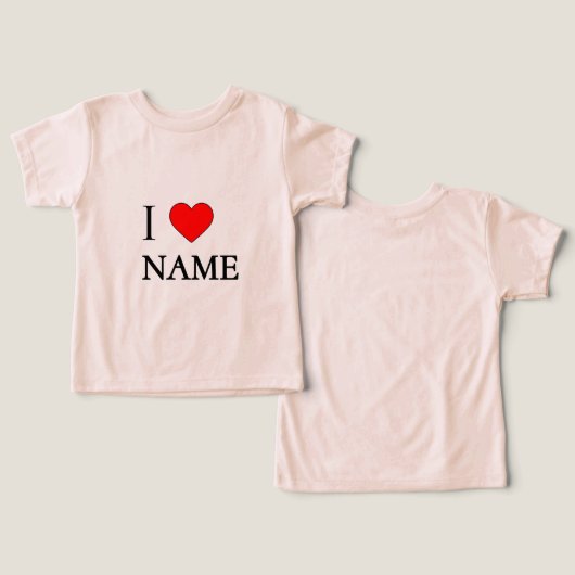 I heart name (customisable) (デザイン正面&裏面)