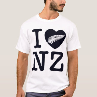 I heart New Zealand Tシャツ