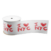 I Heart NYC Classic サテンリボン (リール)