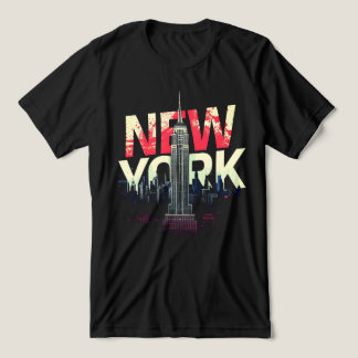 I Heart NYC" T-shirt - Casual New York City Urban  トライブレンドＴシャツ