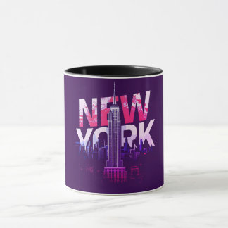 I Heart NYC" T-shirt - Casual New York City Urban  マグカップ
