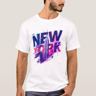 I Heart NYC" T-shirt - Casual New York City Urban  Tシャツ