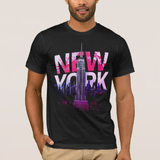 I Heart NYC" T-shirt - Casual New York City Urban  Tシャツ