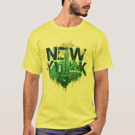 I Heart NYC" T-shirt - Casual New York City Urban  Tシャツ