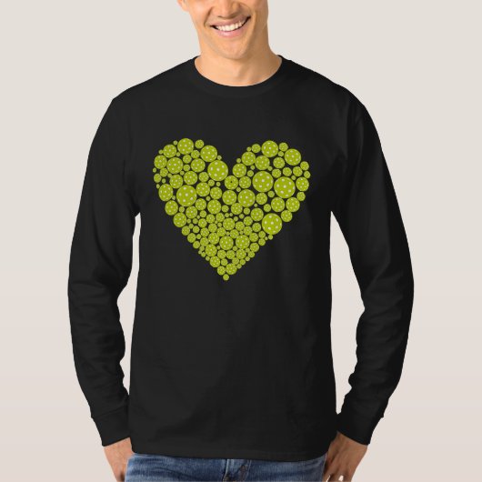 I Heart Pickleball Tシャツ (正面)