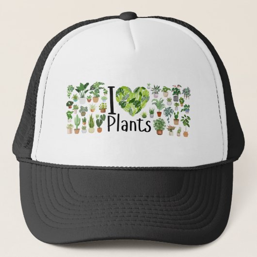I Heart Plants Hat キャップ (正面)