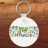 I Heart Plants keychain  キーホルダー (正面)