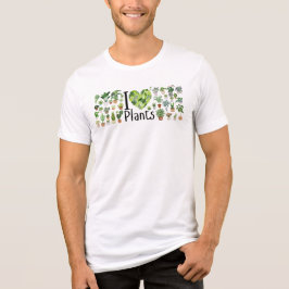 I Heart Plants Men's Tri Blend T-Shirt トライブレンドＴシャツ