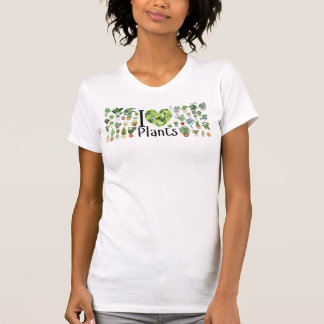 I Heart Plants Woman's Slim Fit Tee Tシャツ