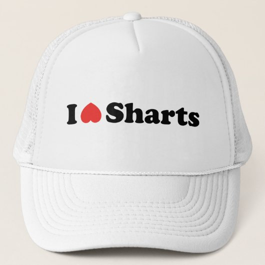 I Heart Sharts キャップ (正面)