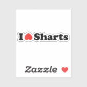 I Heart Sharts シール (シート)