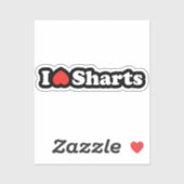 I Heart Sharts シール (シート)