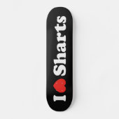 I Heart Sharts スケートボード (正面)