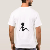 I *heart* skorpioのためにカスタマイズ私の毛 tシャツ (裏面)
