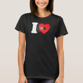 I Heart Spiders - Funny I Love Spiders, Funny Spid Tシャツ (正面)