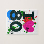 I Heart the 80s Puzzle ジグソーパズル (横)