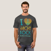 I Heart Yacht Rock Drinking  Maritime  Party Tシャツ (正面フル)