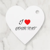 I heart your text フェイバータグ (裏面)