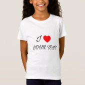 I heart your text tシャツ (正面)