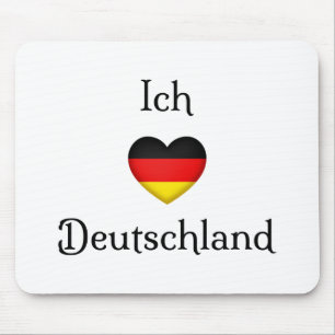 「I Heat Germany」ドイツ・プライド世界旅行者 マウスパッド