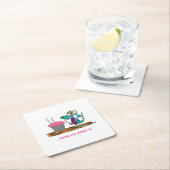 I Helped! スクエアペーパーコースター (インサイチュ)