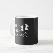 I hike that - Ich mag wandern cooles Grafikdesign  コーヒーマグカップ (正面左)