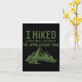 I Hiked A Very Small Section Of The Appalachian Tr カード (黄色い花)