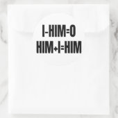 I - HIM = 0 ステッカー (バッグ)