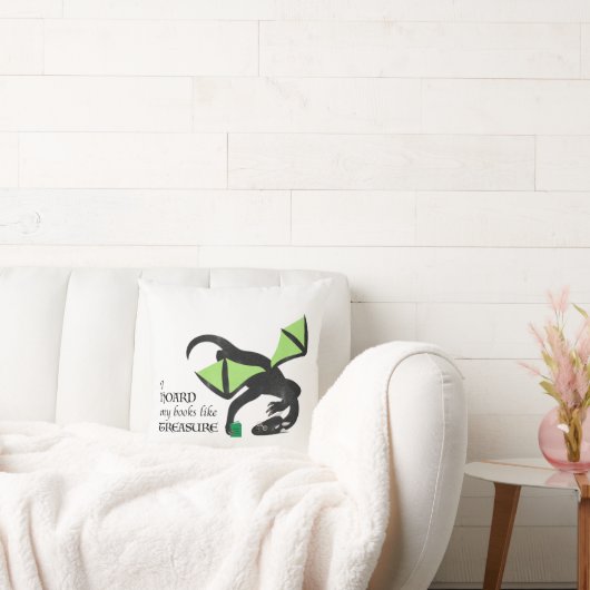 I hoard my books like treasue クッション (ソファ)