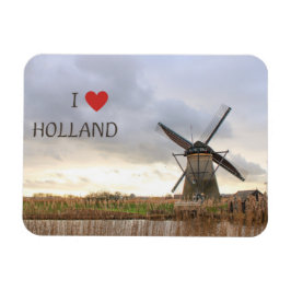 I ♥ Holland Flexibler Fotomagnet マグネット