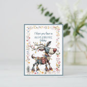 I Hope You Have A DEER-LIGHTFUL Holiday シーズンポストカード (スタンド正面)