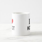 I ❤️ HOTPOT I LOVE HOTPOT I HEART HOTPOT コーヒーマグカップ (中央)