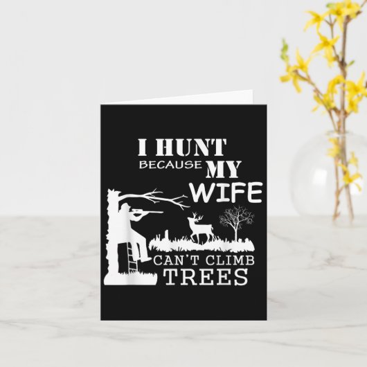 I Hunt Because My Wife Can't Climb Trees  カード (黄色い花)